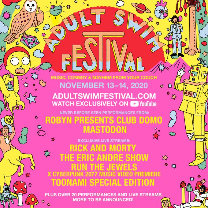 Adult Swim anuncia el lineup del “Adult Swim Festival” Melodia Viajera