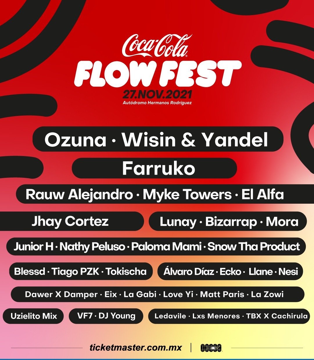 CocaCola Flow Fest regresa en noviembre más fuerte que nunca Melodia