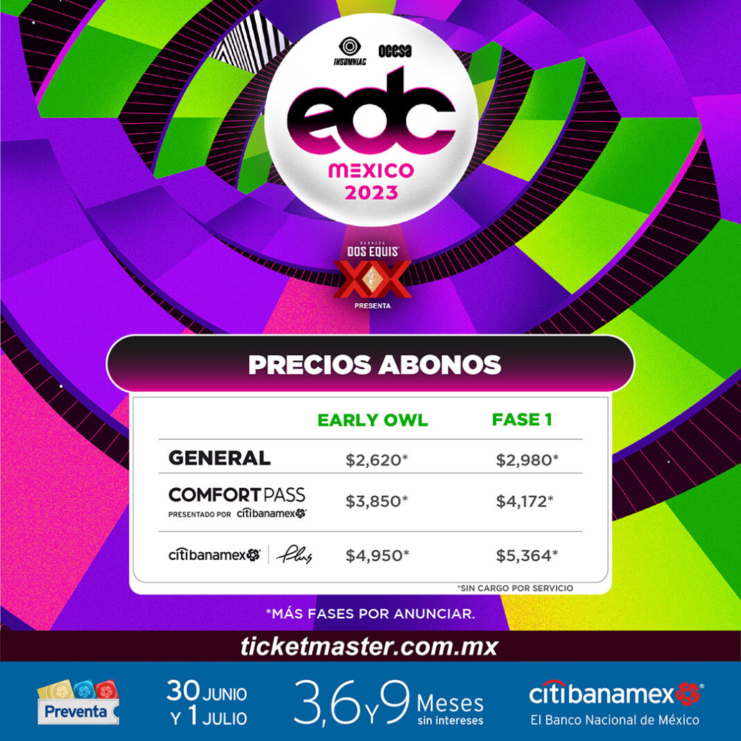 EDC México anuncia fechas para la edición 2023 Melodia Viajera