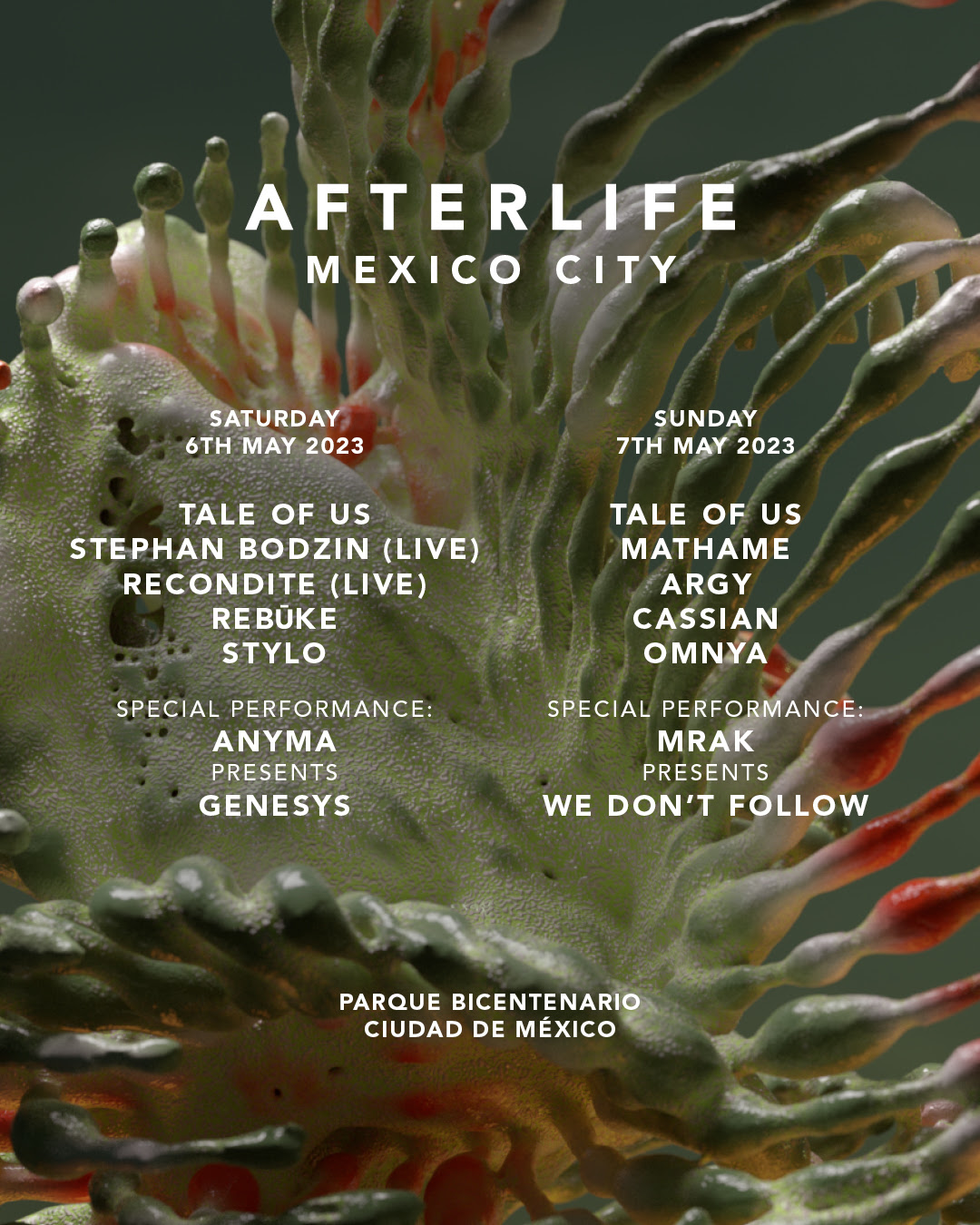 Se han anunciado los artistas de Afterlife Ciudad de México 2023
