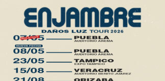 Enjambre expande su Daños Luz Tour 2026
