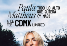 Paula Mattheus se prepara para llegar al Lunario en CDMX