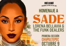 Lorena Bellavia & The Funk Dealers tocan a Sade en Chapultepec